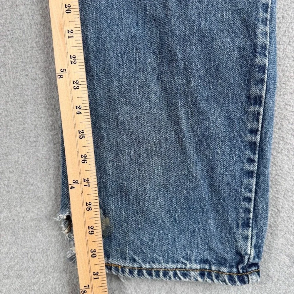 Vintage Levi 505 Jeans Mens‎ 36x32 Distressed Thrashed Regular Fit Denim Rodeo